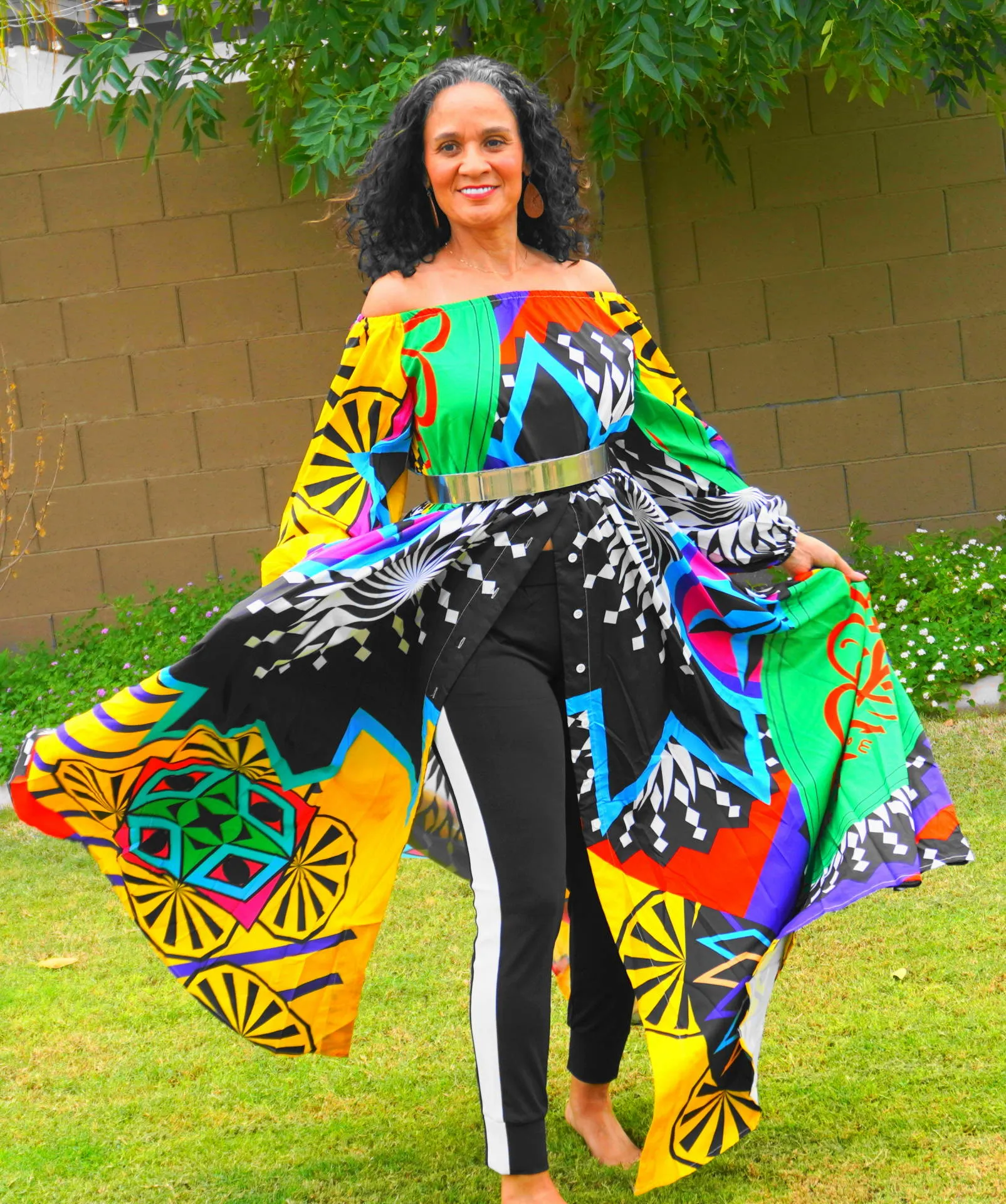 Multi Pattern/Color Dress