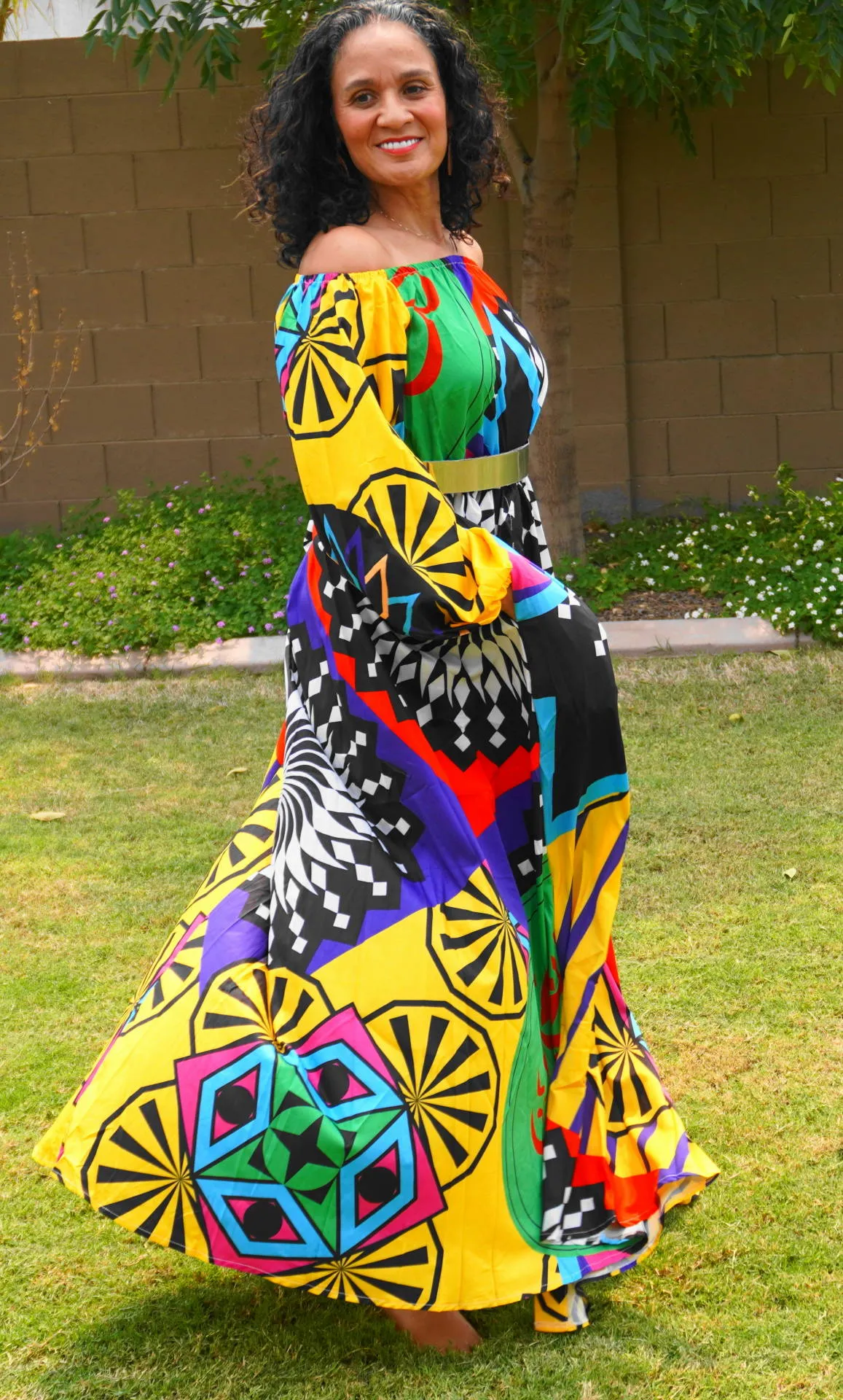 Multi Pattern/Color Dress
