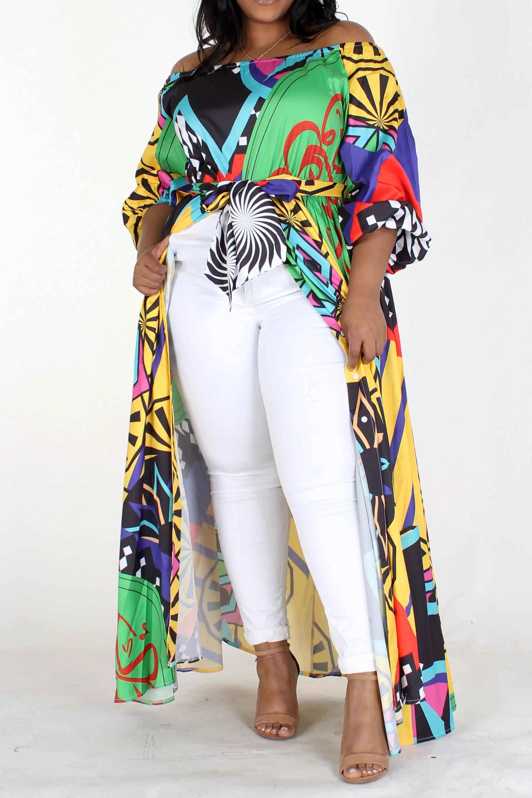 Multi Pattern/Color Dress