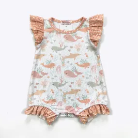 Narwhal & Friends Girl's Infant Romper
