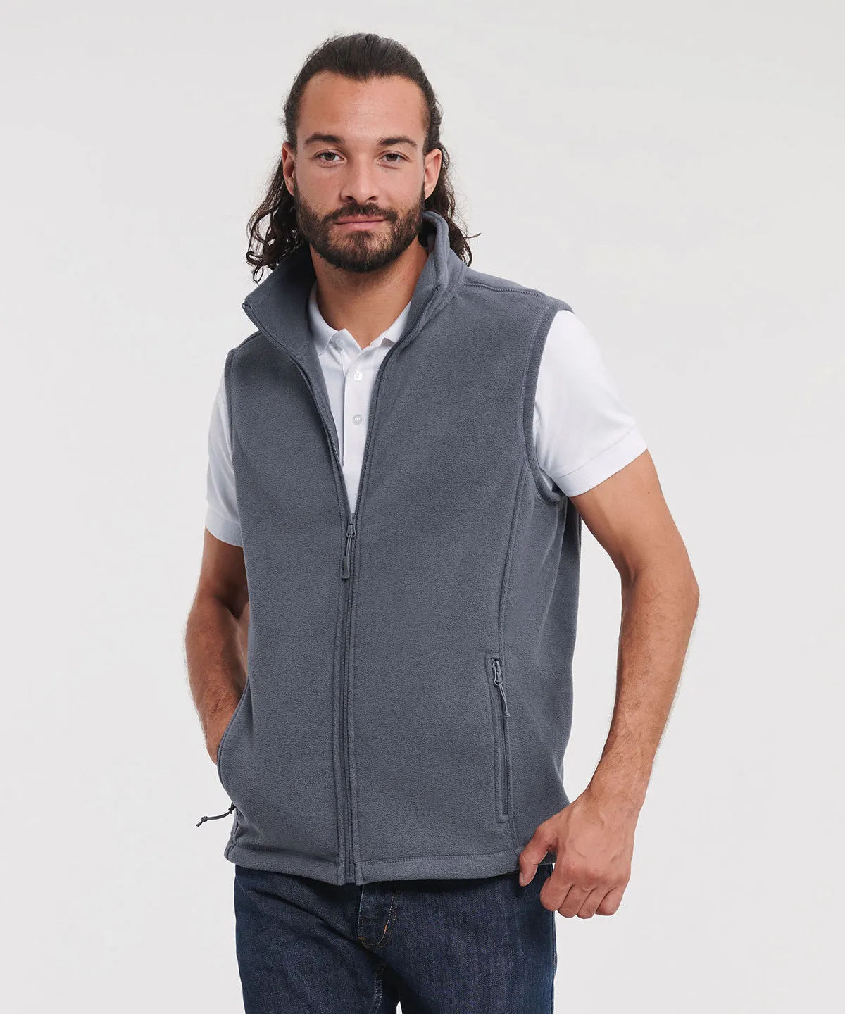 Outdoor fleece gilet | Black