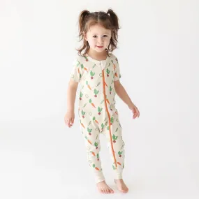 Parade Organics - Veggies Organic Cotton Short Sleeve 2-Way Zipper Romper