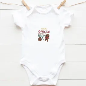 Personalised "Official Cookie Tester" Baby Body