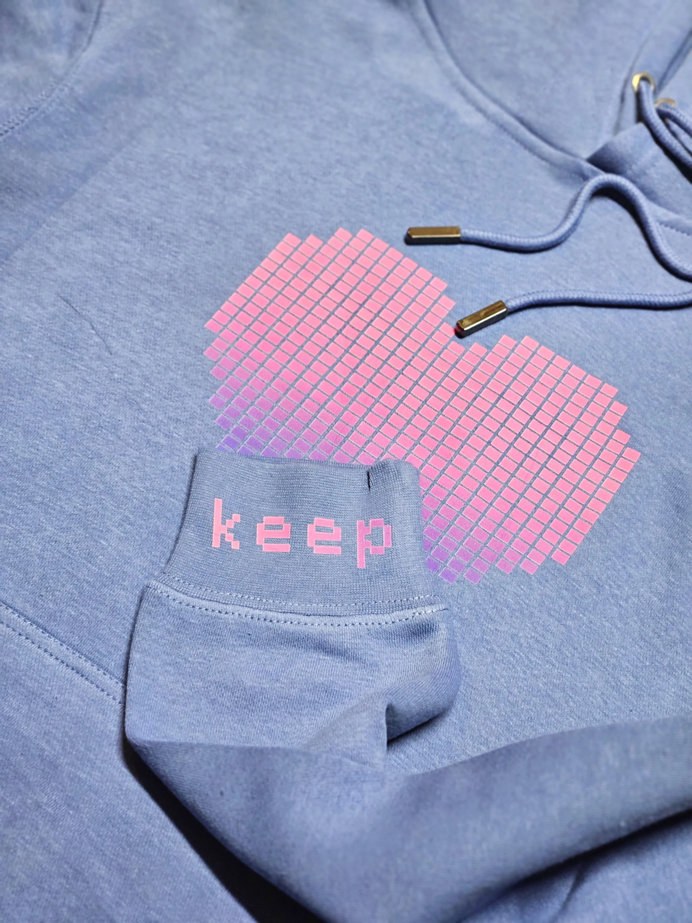 Pixel Heart Pullover Hoodie