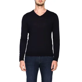 Pull col-v fini cashmere