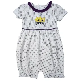 Purple Tiger Ruffle Bubble