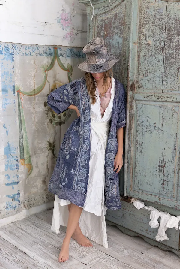 QUILTED BORO KIMONO - JACKET 794