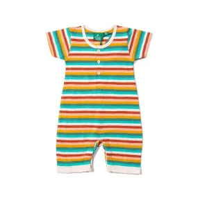 Rainbow Stripe Summer Romper
