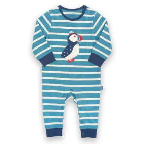 Romper- puffin appliqué