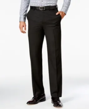 Sean John Mens Classic fit Dress Pants 34 / 32 Black Solid