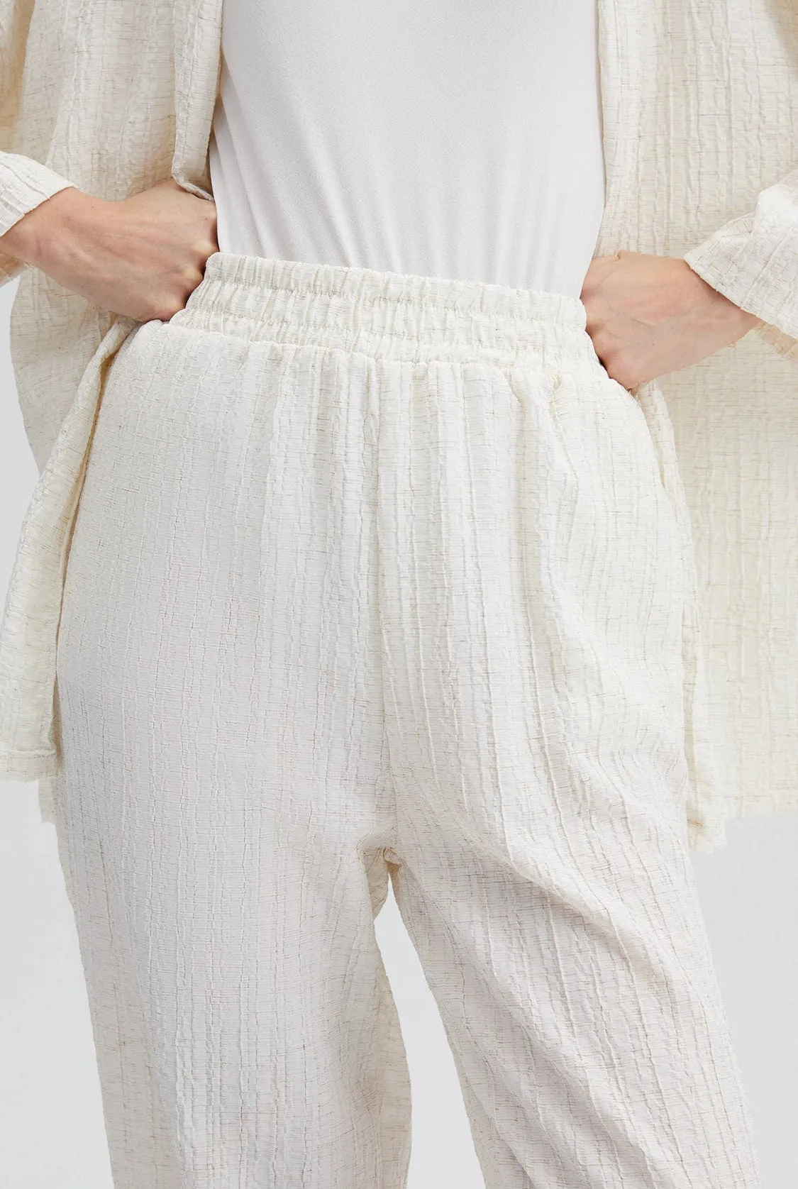 Seersucker kimono set