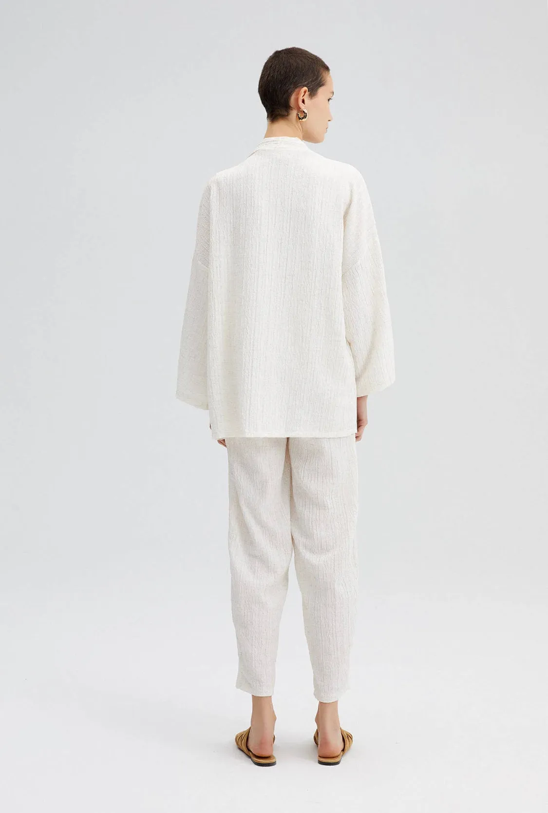 Seersucker kimono set