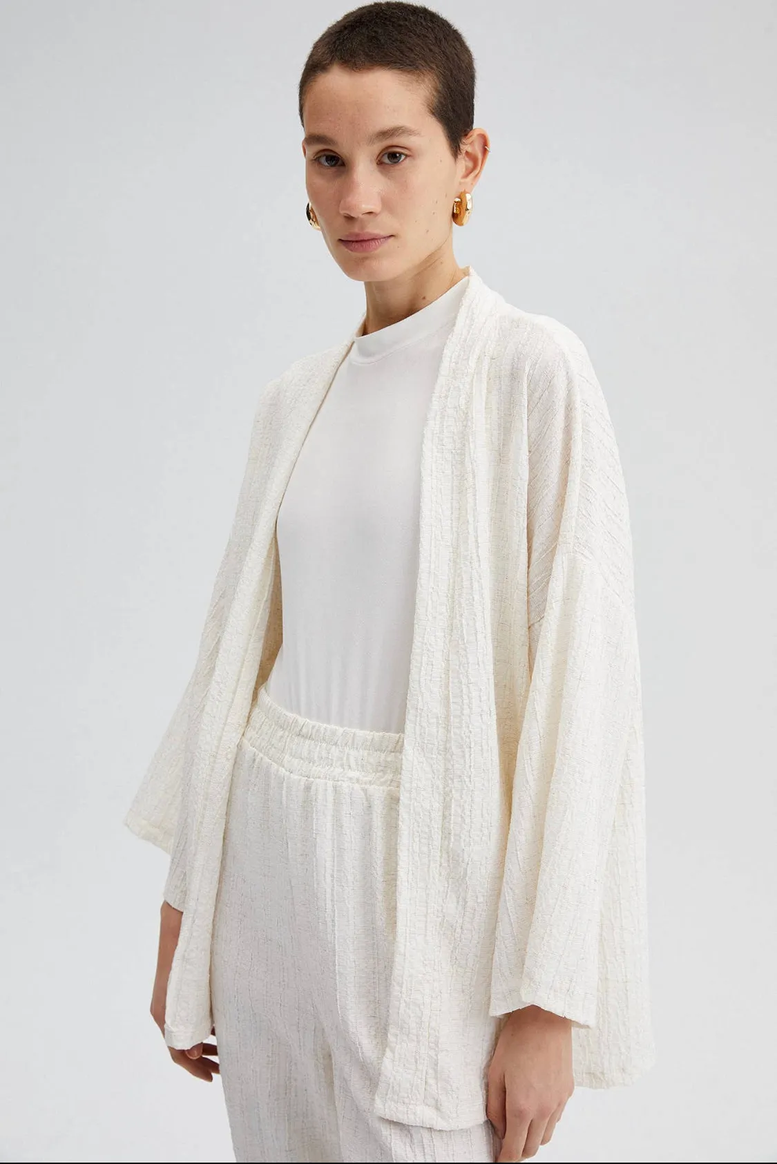 Seersucker kimono set