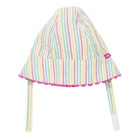 Seersucker sun hat: Size 0-6M