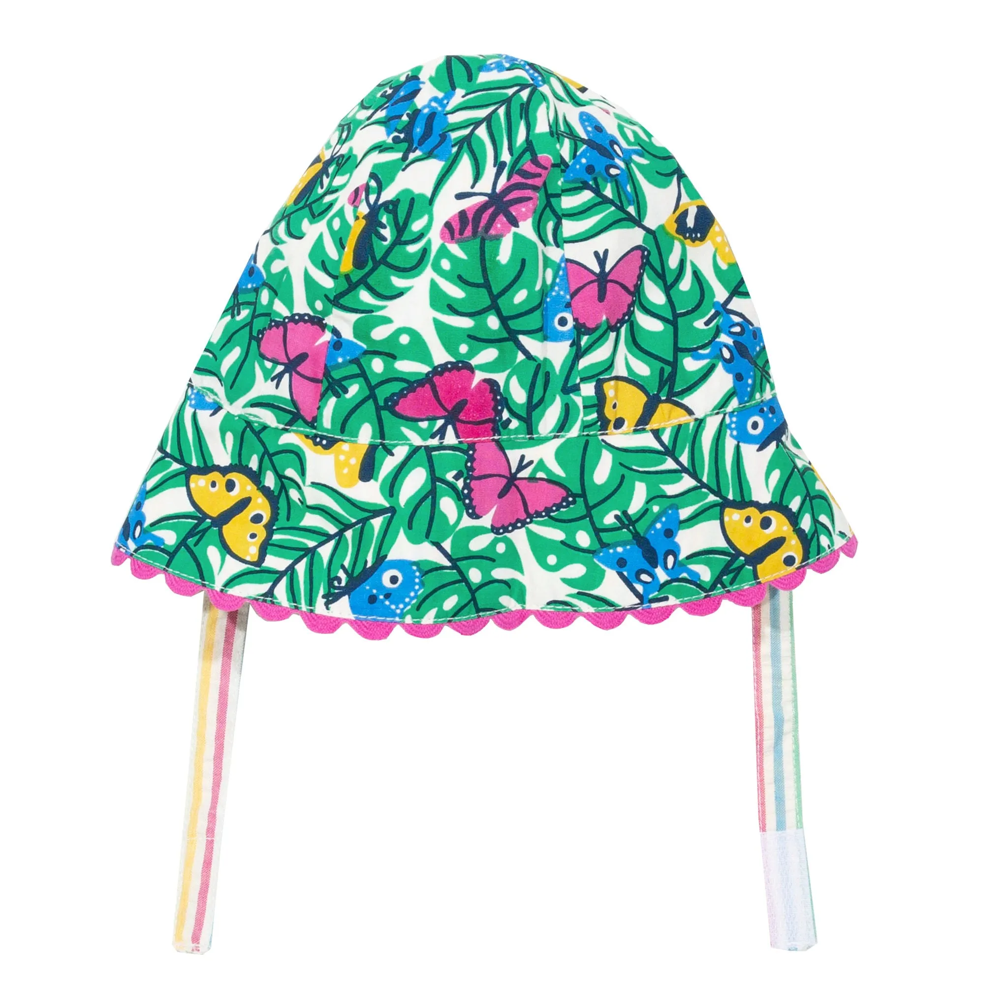 Seersucker sun hat: Size 0-6M