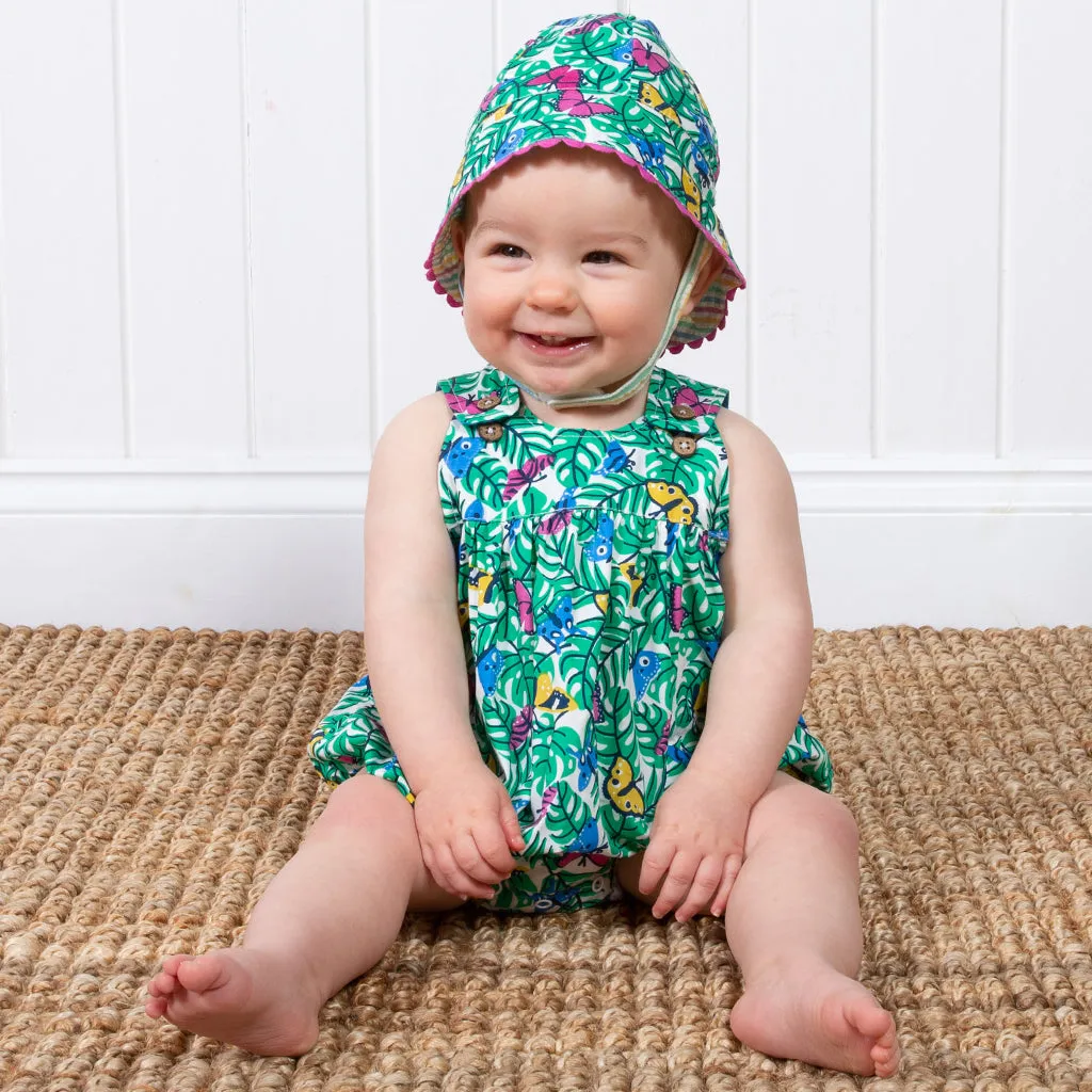 Seersucker sun hat: Size 0-6M
