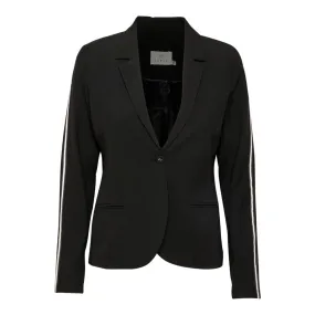 Sharon Jillian blazer black w. silver lurex tape