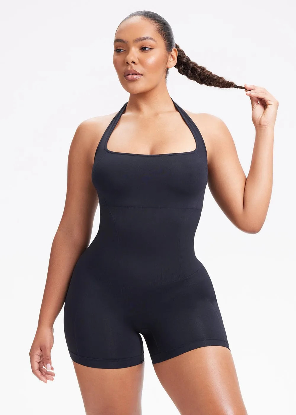 SnatchedKnit Halter Romper