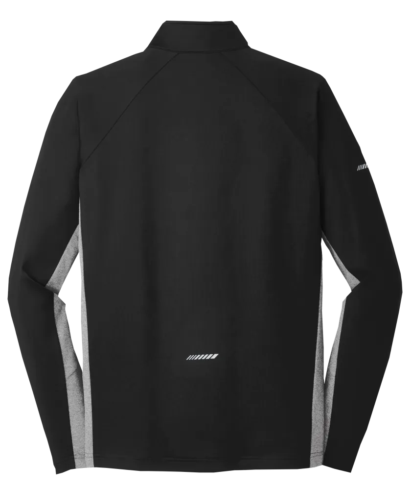 Sport Tek Men's Custom 1/2 Zip Stretch Contrast Pullover