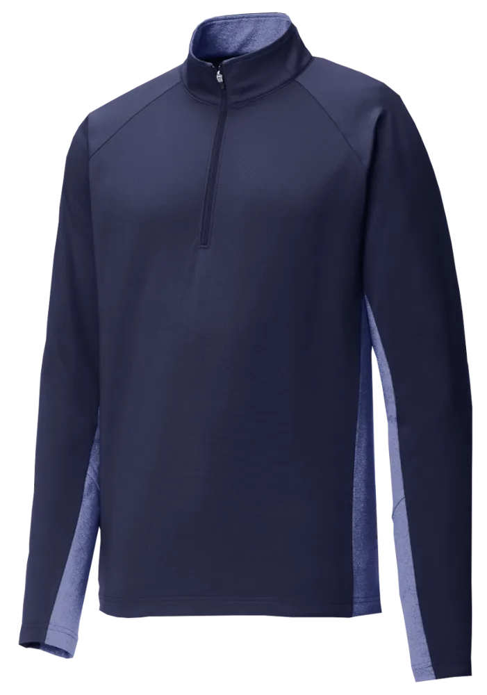 Sport Tek Men's Custom 1/2 Zip Stretch Contrast Pullover