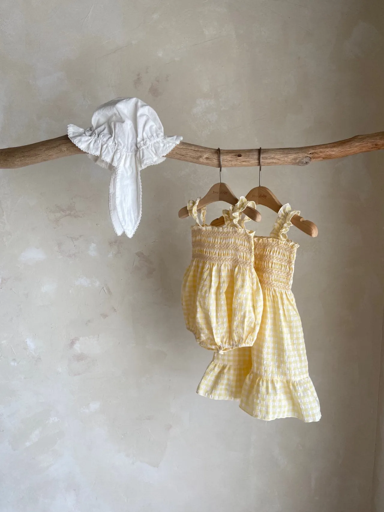 Stephanie Romper_Yellow Check