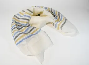 Striped Linen Shawl