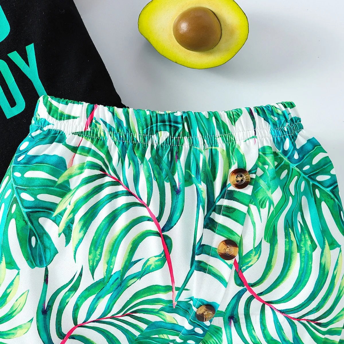 Summer casual baby boy clothing baby set printed green romper camouflage shorts  Wholesale Baby Boy Clothes