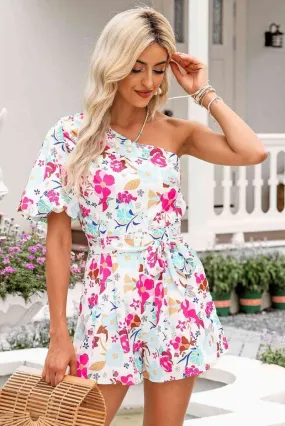 Sunshine Petal Women’s Floral Romper