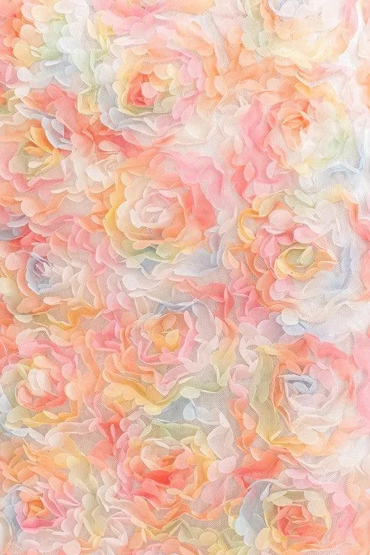 textured floral mini skirt