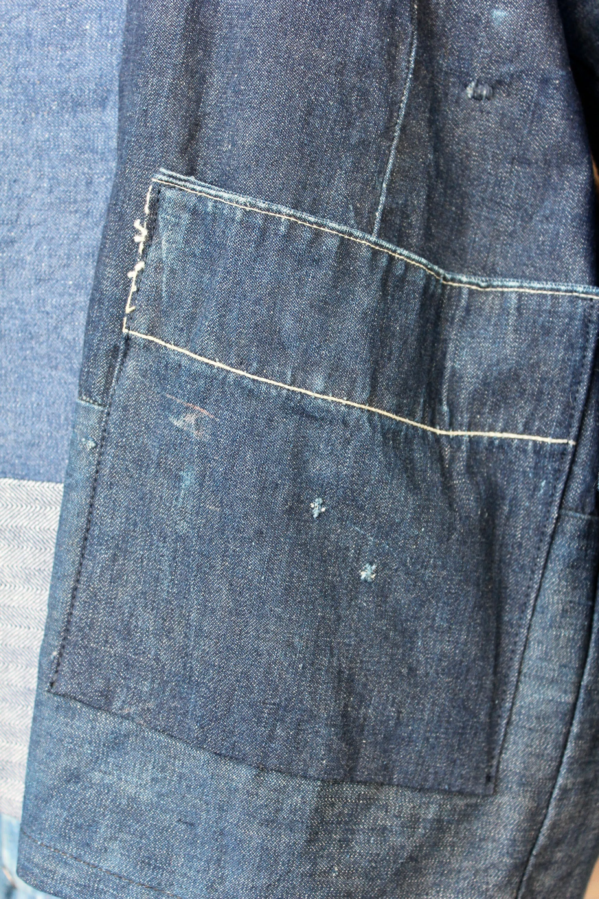 The Highlands Foundry Denim   Boro Haori Jacket THF143
