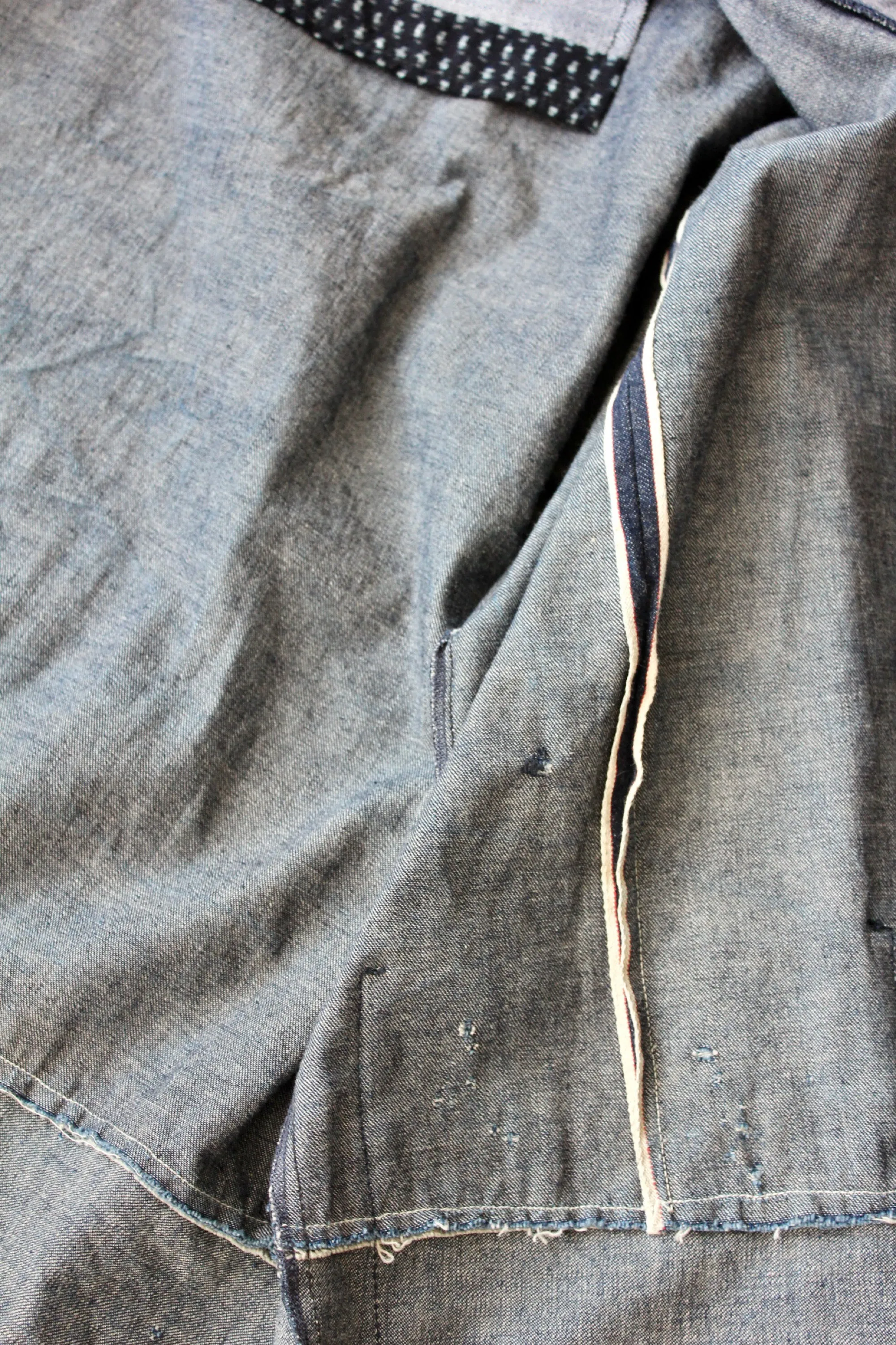 The Highlands Foundry Denim   Boro Haori Jacket THF143