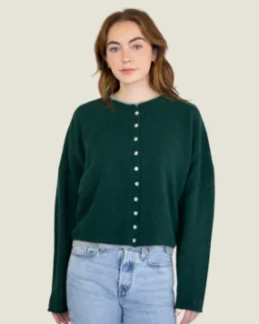 The Joyce: Forrest Green Cardigan