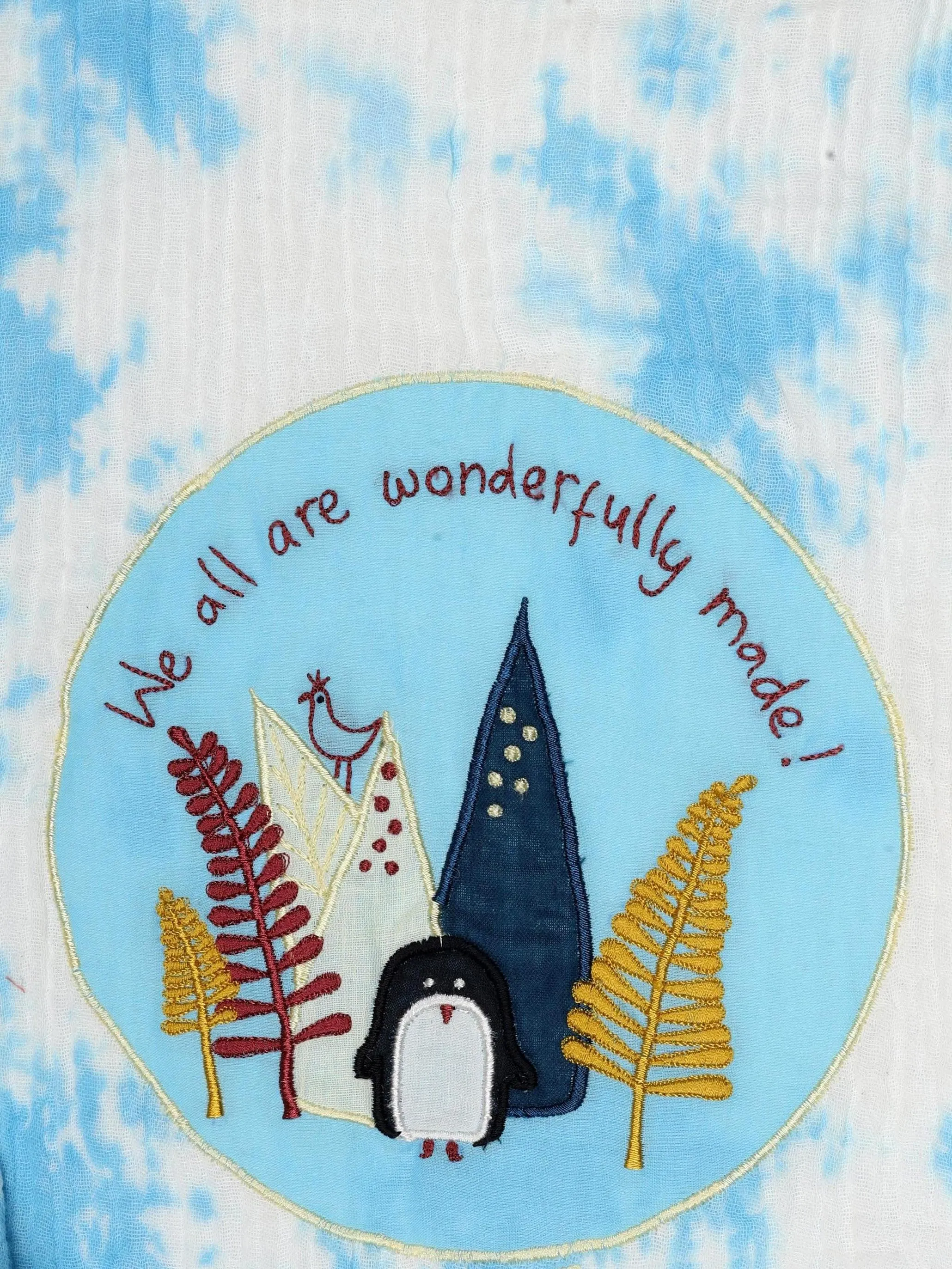 Tie-Dye Penguin Romper