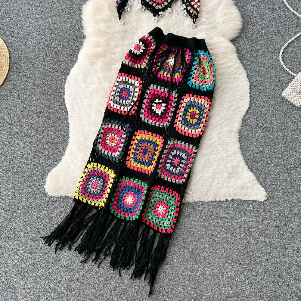 Two Piece Knitted Beach Set