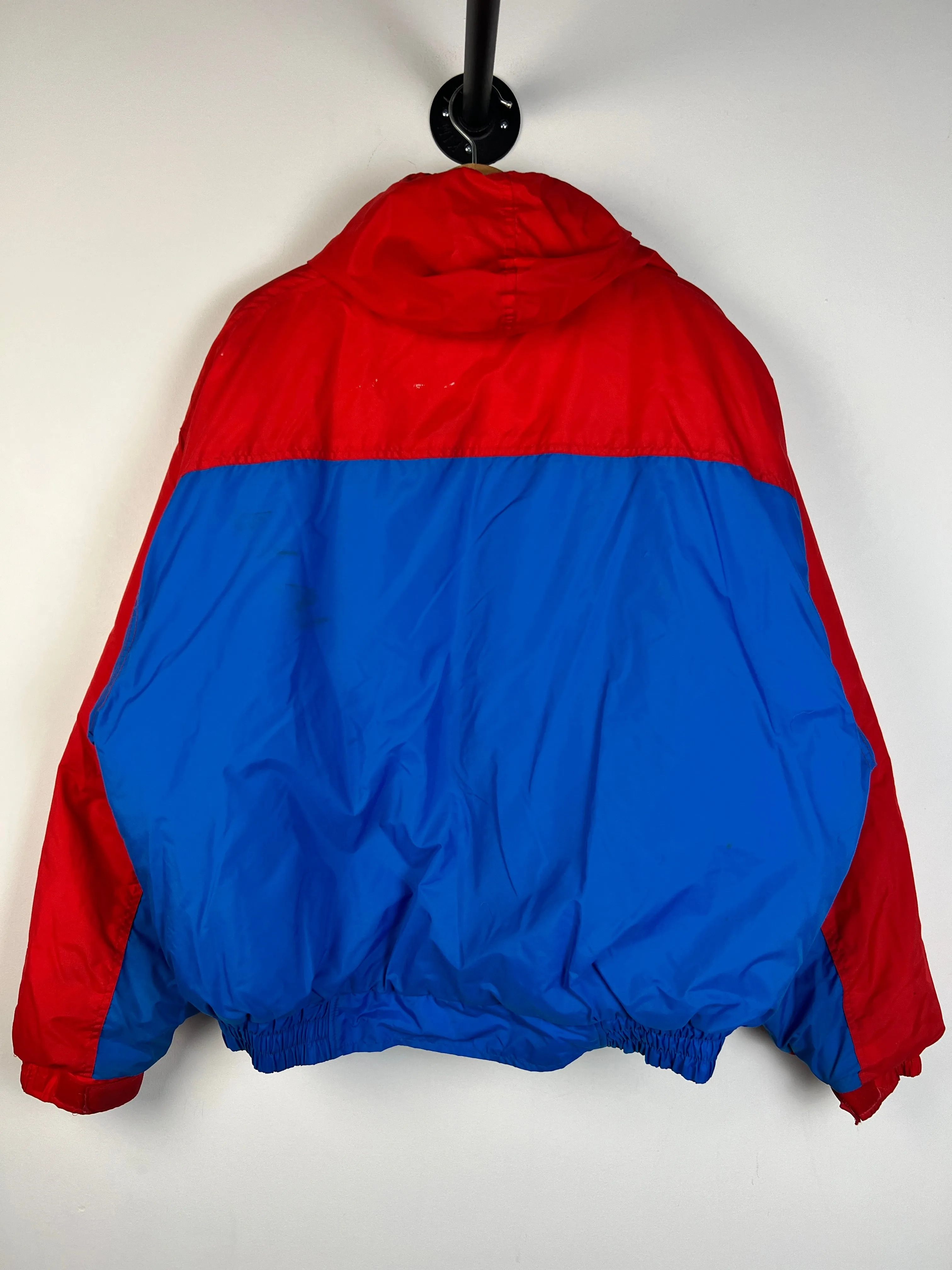 Vintage 90's Nascar Jeff Gordon Dupont Racing Red Insulated Jacket