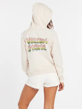 Volcom Truly Stokin Hooded Sweatshirt-Sand Brown