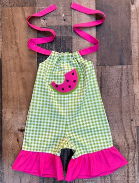 Watermelon Little Girl Romper Outfit
