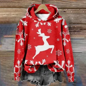Winter Wonderland Hoodie – Snowflake Christmas Pullover