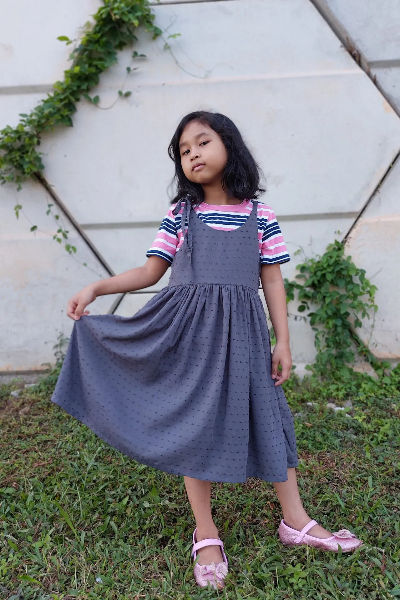 Youth Azalea Romper and Dress Digital Sewing Pattern Sizes 12/18m - 16Y
