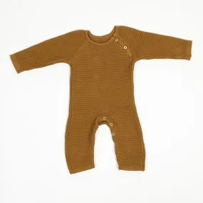 zestt Knit Baby Romper (Long) Bronze