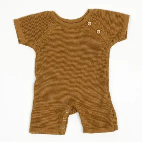 zestt Knit Baby Romper (Short) Bronze